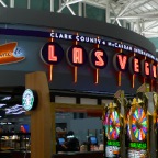 Welcome sign, McCarren Airport, Las Vegas