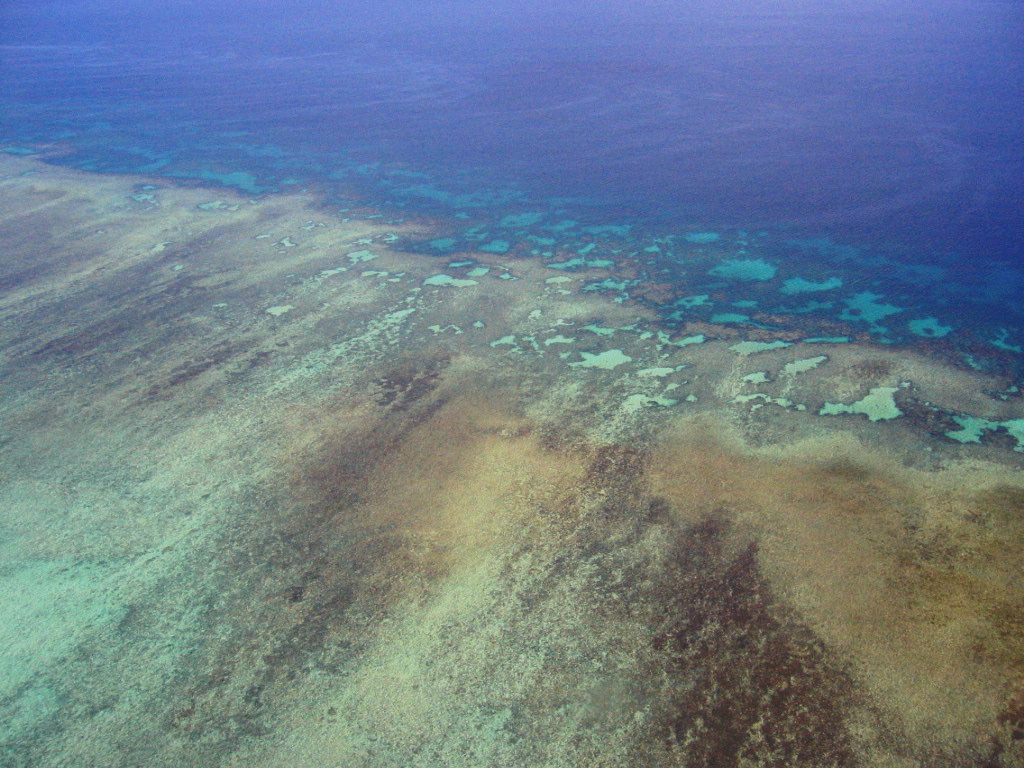 Great Barrier Reef from above, Queensland