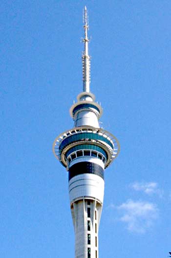 Auckland's Skytower. Auckland's stupendously tall Sky Tower.
