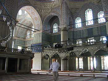 Blue Mosque - interior view
