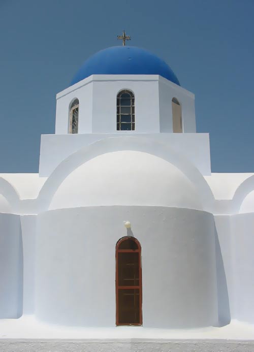 Santorini Church, Pyrgos.