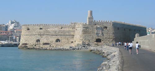 Venetian Fortress in Iraklio Harbour