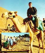 Me riding a camel