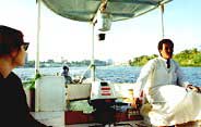 Taking a felucca on the Nile