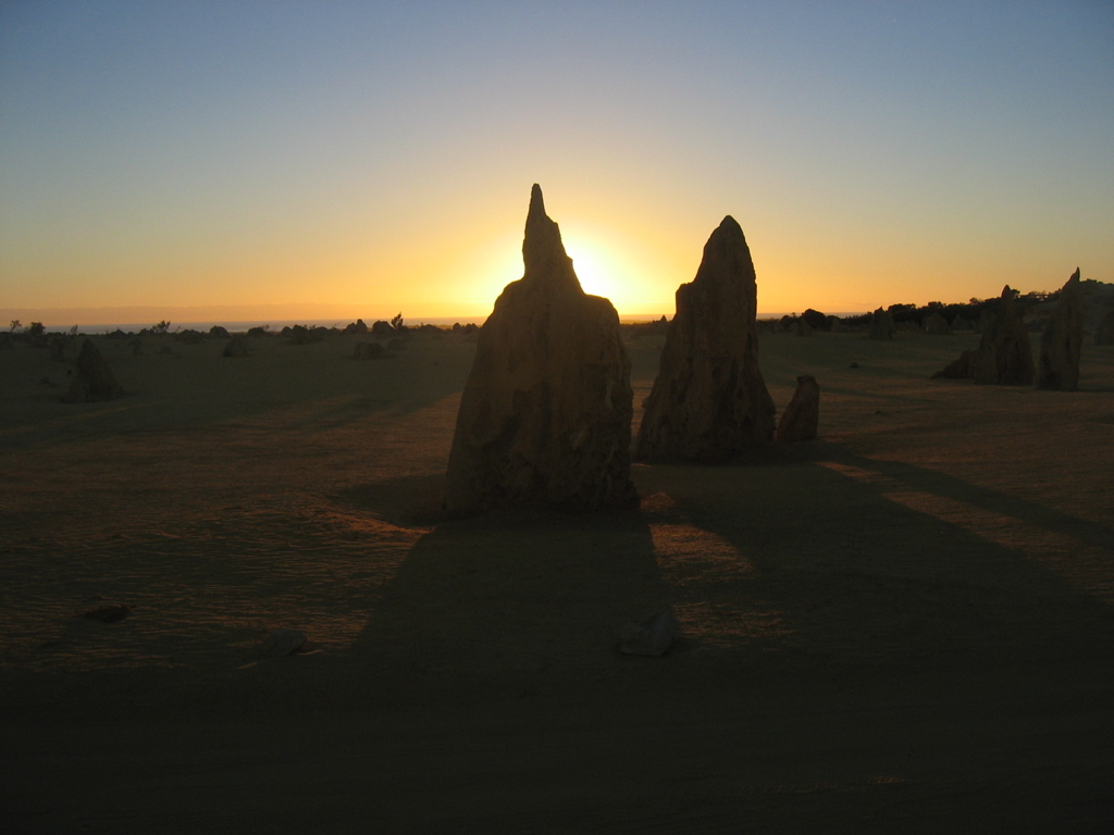 The Pinnacles at sunset, Western Australia