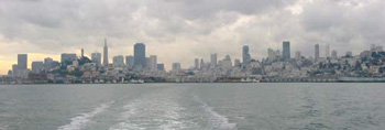 Moody San Francisco skyline