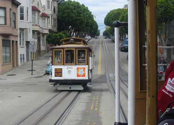 San Francisco cable car ride