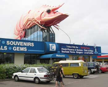 The Big Prawn at Ballina.