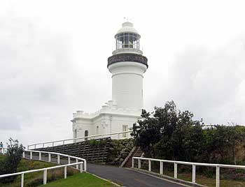 The lighthouse at Byron Bay.