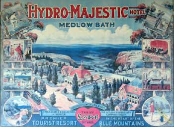 A poster advertising the Hydro Majestic from days past.