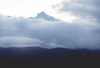 Mt Ruapehu, otherwise known as Mount Doom.