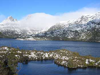 Mt Cradle and Dove Lake.