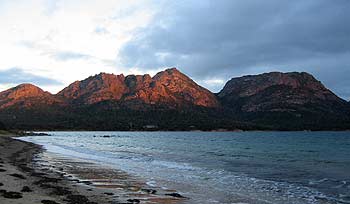 The Hazards at Coles Bay, Freycinet National Park.