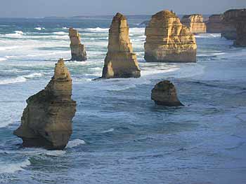 The 12 Apostles, this time with some sunlight on them!