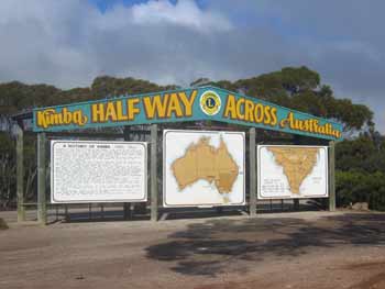 Half way across Australia