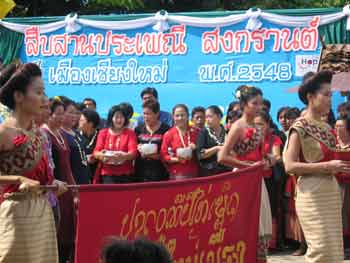 The procession being filmed for some kind of comedy
