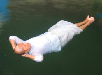 The floating nun.