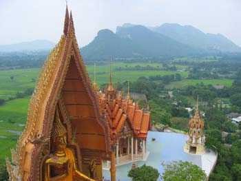 View from one of the chedis, Wat Tham Seua