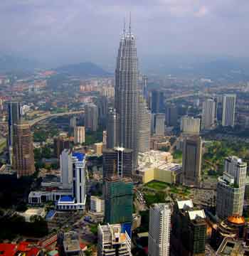 The view from KL Tower