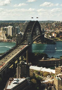 Sydney Harbour Bridge, as viewed from the ANA hotel