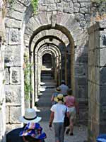 Supporting subterranean arches at Pergamum