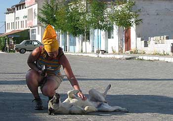 Rush hour at Cavusin